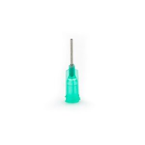 AGUJA CASQUILLO VERDE  0,84 MM PARA JERINGA SOLDADURA