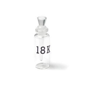 BOTELLA CRISTAL 15 c.c. SERIAGRAFIADA PARA ESTUCHE AGUA TOQUE