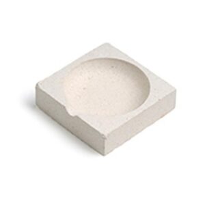 CAZOLETA CUADRADA 50×50 mm REFRACTARIA