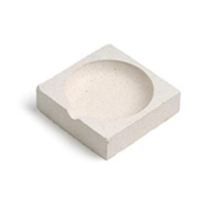 CAZOLETA CUADRADA 60×60 mm REFRACTARIA