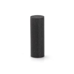 CILINDRO SILICONA EVE 6×24 mm. NEGRO MEDIO (EN CAJA 100 UNIDADES)
