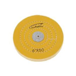DISCO HATHO ALGODON AMARILLO 150×15 MM 50 HOJAS