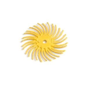 DISCO SUNBURST DEDECO AMARILLO 22 MM. (48 UN.)  GRANO 80