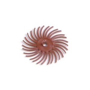 DISCO SUNBURST DEDECO ROJO 22 MM. (48 UN.)  GRANO 220