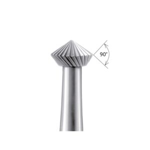 FRESAS BUSCH FIG. 414   023 DOBLE CONO ACERO (CAJA 6 UNIDADES)