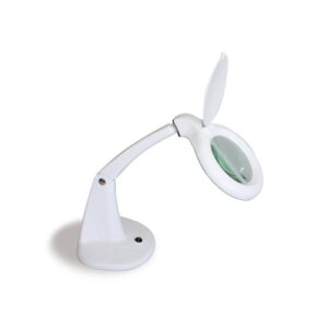 LAMPARA C/LUPA BIFOCAL 3-12 DIOPTRIAS SOBREMESA 60 LEDS 5W