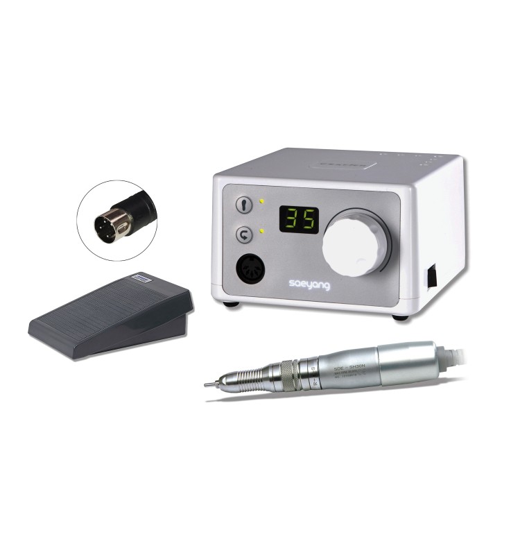MICROMOTOR MARATHON K35 (BLANCO) ESCOBILLAS PM SH30N Y PEDAL FS60