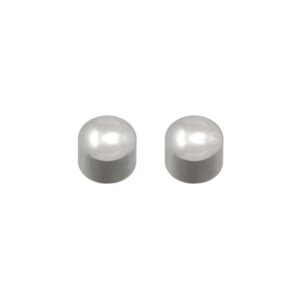 PENDIENTES BOTON MINI ACERO CAFLON