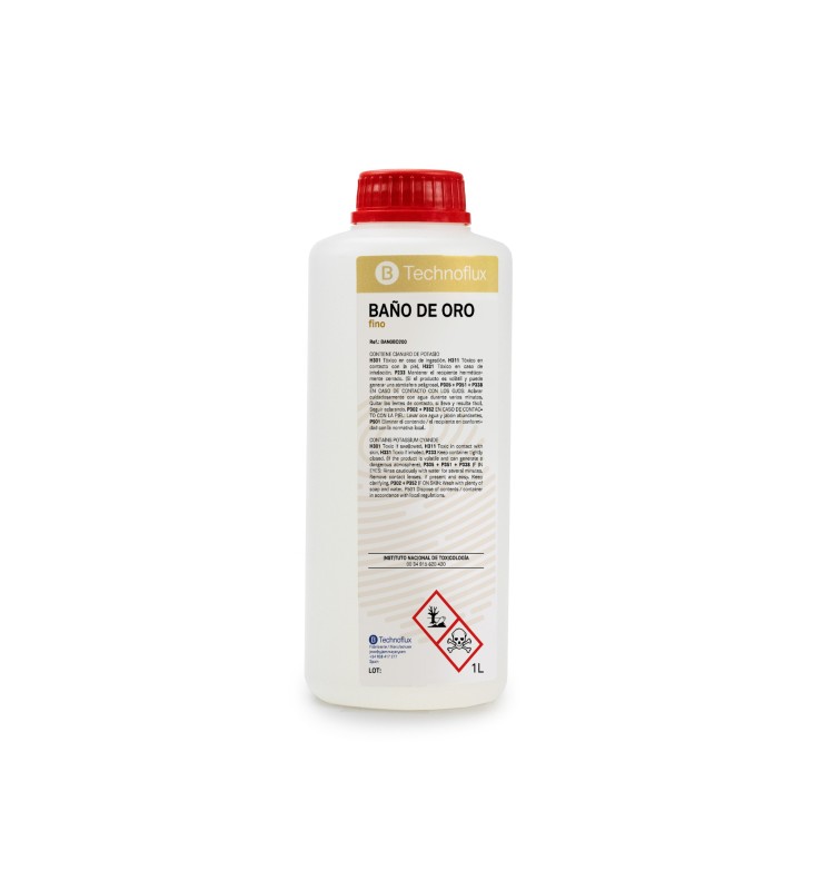 TECHNOFLUX -BAÑO DE ORO FINO 1 Li