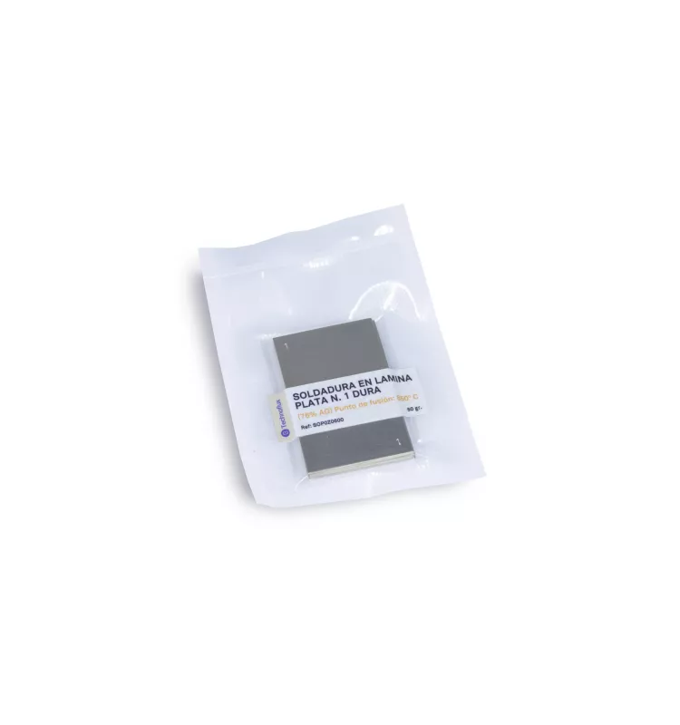 TECHNOFLUX-SOLDADURA PLATA N. 1 DURA EN LAMINA (76% Ag)