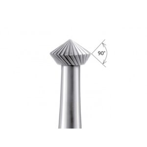 FRESAS BUSCH FIG. 414   007 DOBLE CONO ACERO (CAJA 6 UNIDADES)